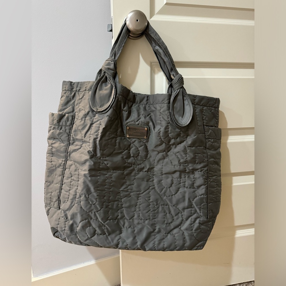 MARC by Marc Jacobs Quilted Large Gray Tote